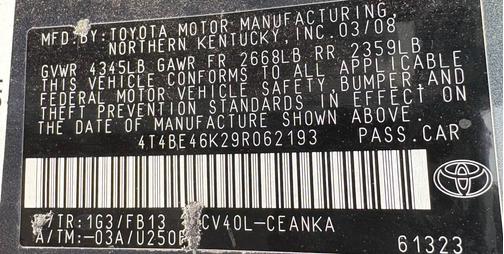 2009 Toyota Camry LE