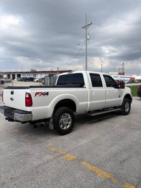 White Platinum Metallic Tri-Coat 2013 Ford F-350 Lariat