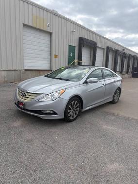 Iridescent Silver Blue Pearl 2014 Hyundai SONATA Limited