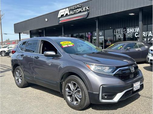 Gray 2021 Honda CR-V AWD EX