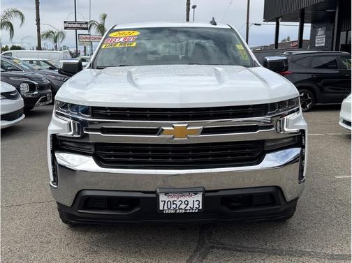 White 2021 Chevrolet Silverado 1500 LT