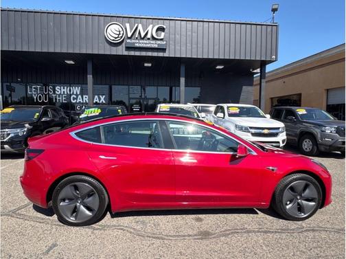 Burgundy 2019 Tesla Model 3 Long Range