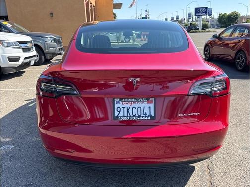Burgundy 2019 Tesla Model 3 Long Range