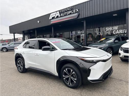 White 2025 Toyota bZ4X XLE