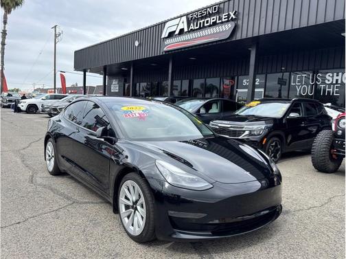 Solid Black 2022 Tesla Model 3 Long Range