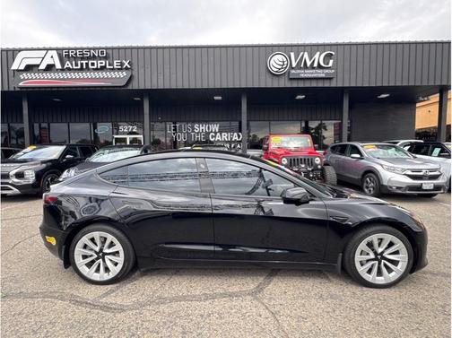 Solid Black 2022 Tesla Model 3 Long Range