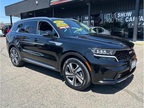 Aurora Black 2023 Kia Sorento Hybrid S