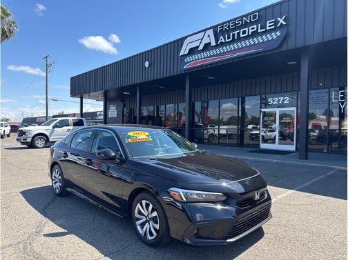 Crystal Black Pearl 2025 Honda Civic LX