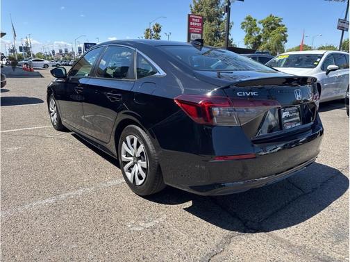 Crystal Black Pearl 2025 Honda Civic LX