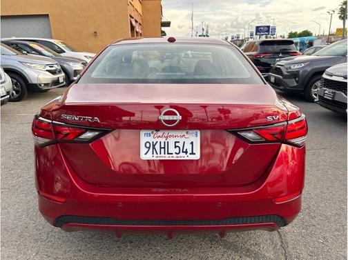 Red 2024 Nissan Sentra SV