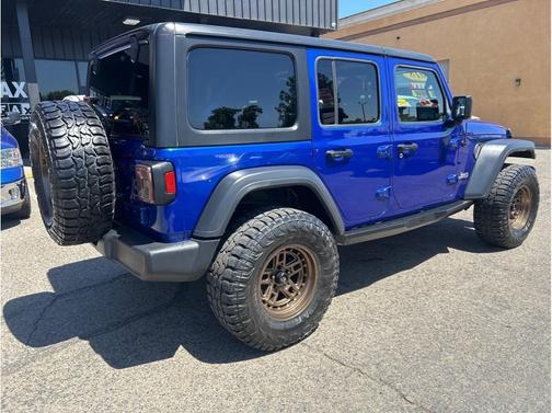Ocean Blue Metallic Clearcoat 2018 Jeep Wrangler Unlimited Sport