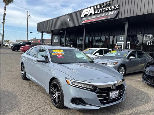 Gray 2021 Honda Accord Hybrid Touring