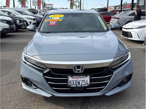 Gray 2021 Honda Accord Hybrid Touring