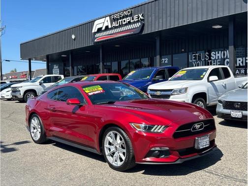 Black 2015 Ford Mustang EcoBoost Premium