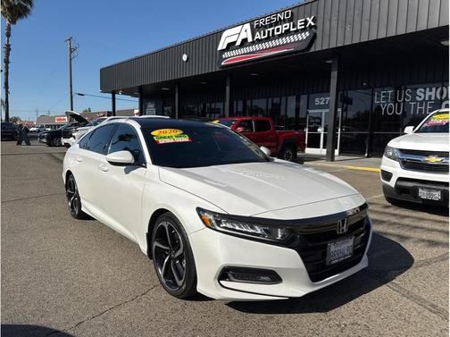 Platinum White Pearl 2020 Honda Accord Sport 1.5T