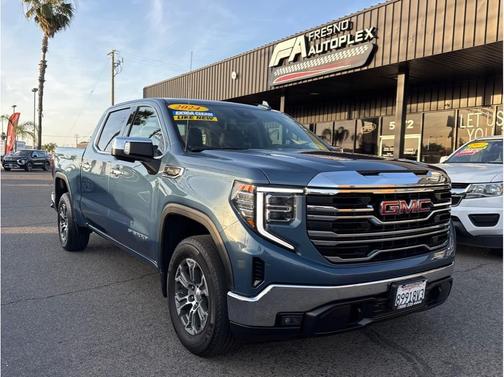 Downpour Metallic 2024 GMC Sierra 1500 SLT