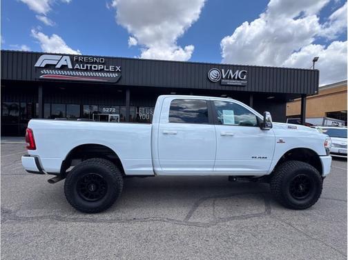 White 2024 RAM 2500 Laramie Crew Cab 4x4 6'4' Box