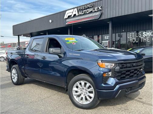 Northsky Blue Metallic 2023 Chevrolet Silverado 1500 Custom