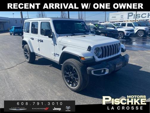 Bright White Clearcoat 2025 Jeep Wrangler 4xe Sahara