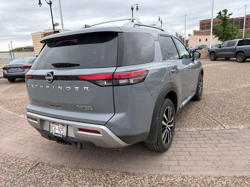 Boulder Gray Metallic 2025 Nissan Pathfinder Platinum