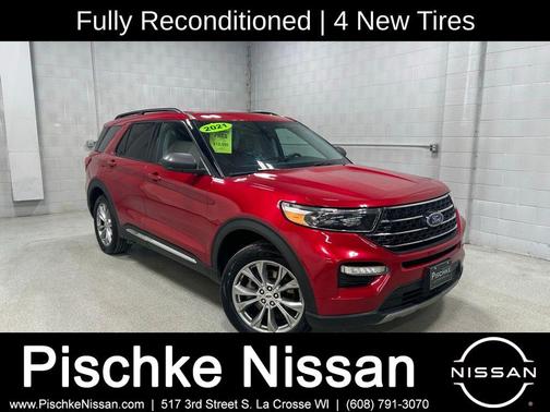Red Metallic 2021 Ford Explorer XLT