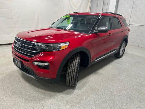 Red Metallic 2021 Ford Explorer XLT
