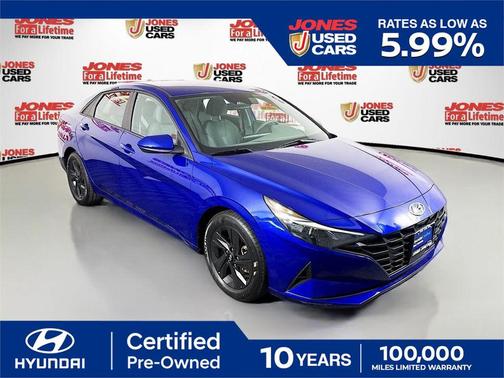 Intense Blue 2021 Hyundai ELANTRA SEL