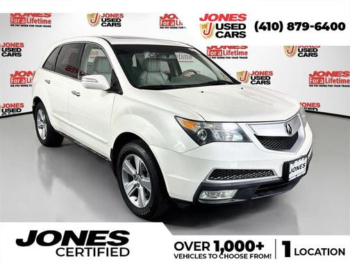 Aspen White Pearl 2011 Acura MDX 3.7L Technology