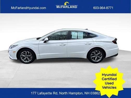 White 2023 Hyundai SONATA SEL