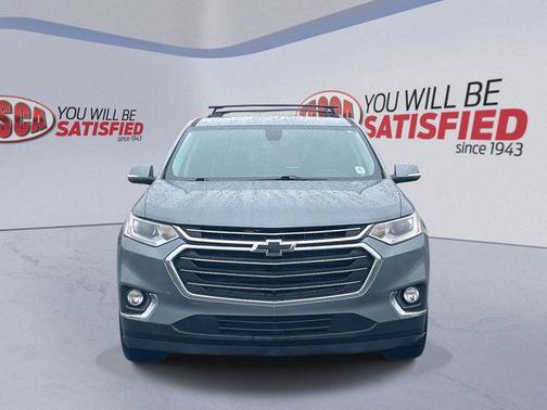 Satin Steel Metallic 2019 Chevrolet Traverse LT Leather