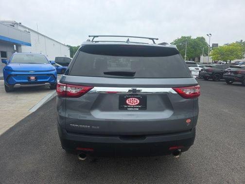 Satin Steel Metallic 2019 Chevrolet Traverse LT Leather