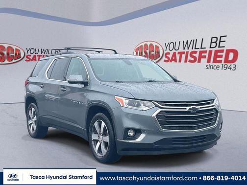 Satin Steel Metallic 2019 Chevrolet Traverse LT Leather