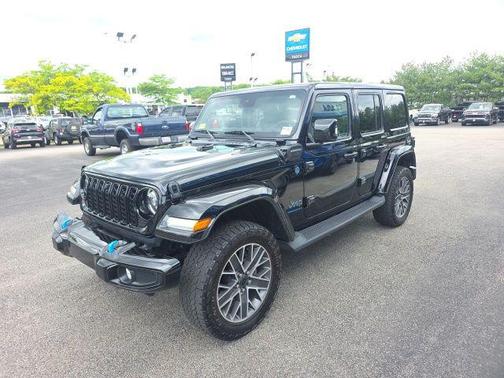 Black Clearcoat 2024 Jeep Wrangler 4xe High Altitude