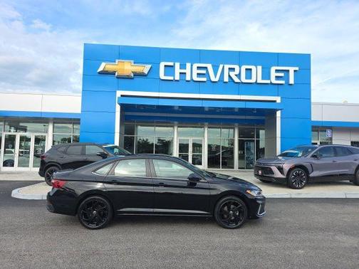Black 2025 Volkswagen Jetta 1.5T SE