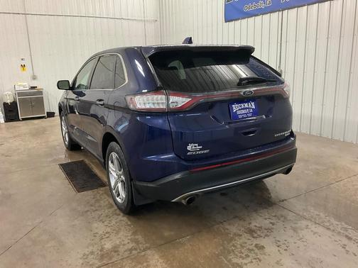 Blue 2016 Ford Edge Titanium
