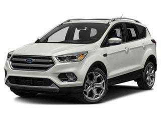 White Platinum Metallic Tri-Coat 2018 Ford Escape Titanium