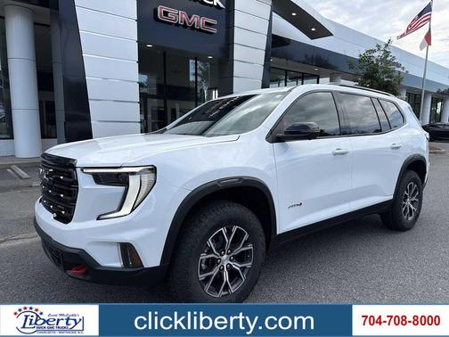 Summit White 2026 GMC Acadia AT4 AWD
