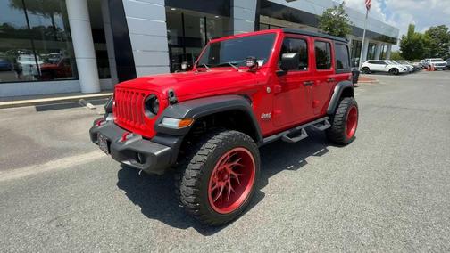 Firecracker Red Clearcoat 2018 Jeep Wrangler Unlimited Sport