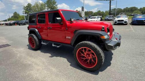 Firecracker Red Clearcoat 2018 Jeep Wrangler Unlimited Sport