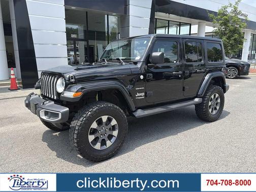 Black Clearcoat 2020 Jeep Wrangler Unlimited Sahara