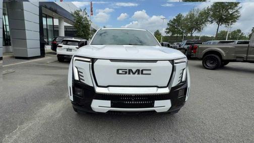 Summit White 2025 GMC Sierra EV Extended Range Denali