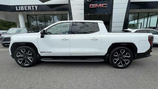 Summit White 2025 GMC Sierra EV Extended Range Denali