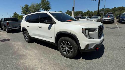 White Frost Tricoat 2024 GMC Acadia AWD AT4