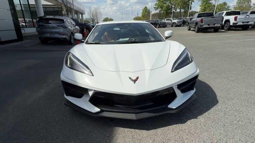 Arctic White 2026 Chevrolet Corvette Stingray w/2LT
