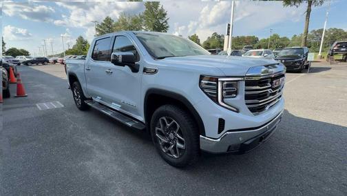 Glacier White Tricoat 2026 GMC Sierra 1500 SLT