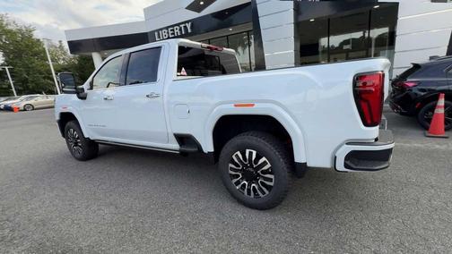 Glacier White Tricoat 2026 GMC Sierra 2500 Denali Ultimate