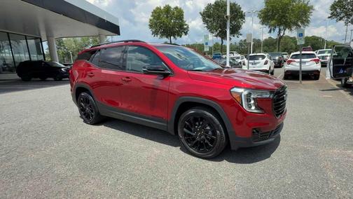 Volcanic Red Tintcoat 2024 GMC Terrain SLT