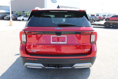 Rapid Red Metallic Tinted Clearcoat 2026 Ford Explorer Platinum