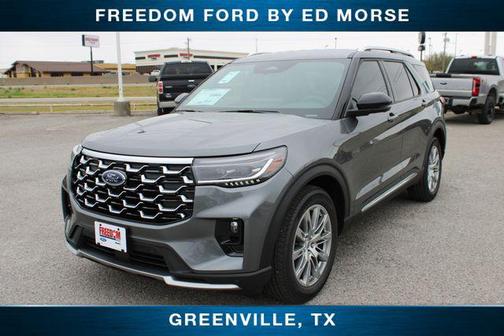 Carbonized Gray Metallic 2026 Ford Explorer Platinum