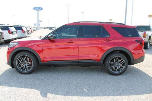 Rapid Red Metallic Tinted Clearcoat 2026 Ford Explorer ST